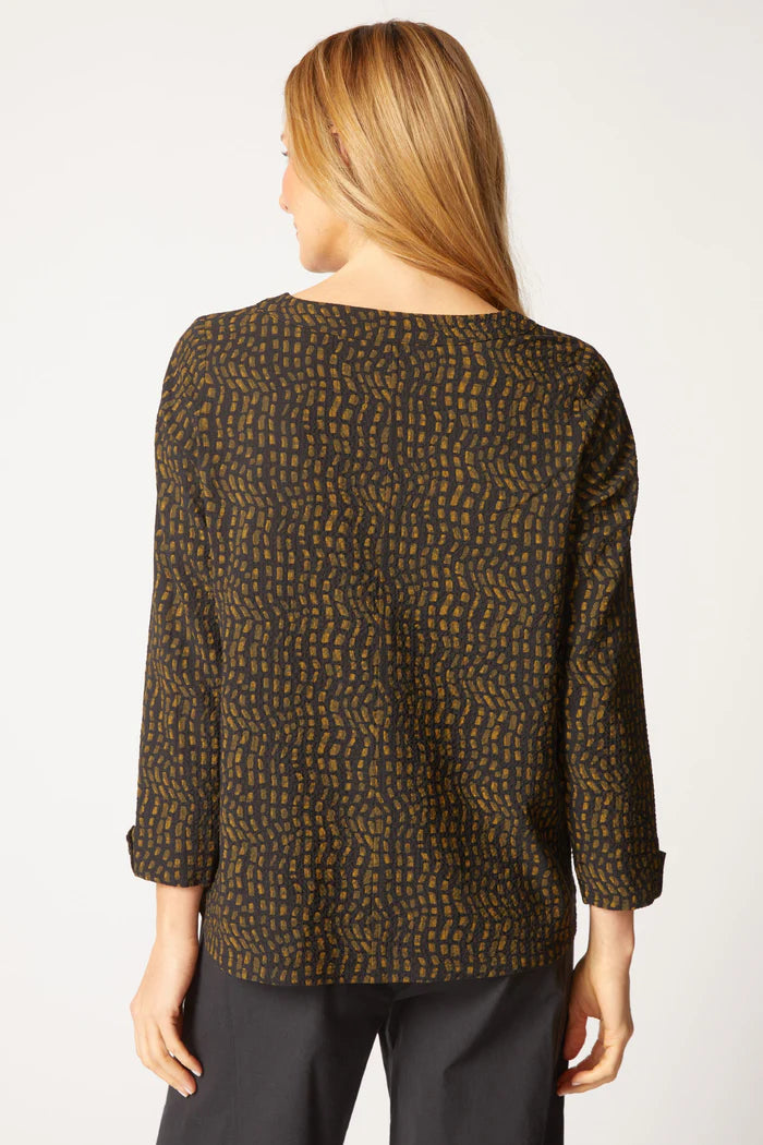 HABITAT BUTTON PLACKET PULLOVER - GREEN