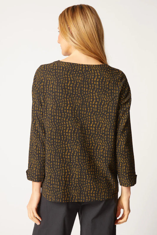 HABITAT BUTTON PLACKET PULLOVER - GREEN