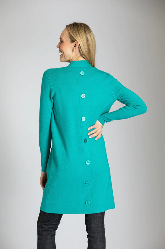 *SALE* AP NY OPEN FRONT CARDIGAN - TURQUOISE - SW73D