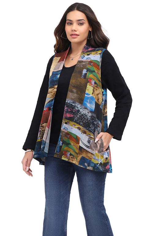 PARSLEY AND SAGE JORDAN VEST - MULTI