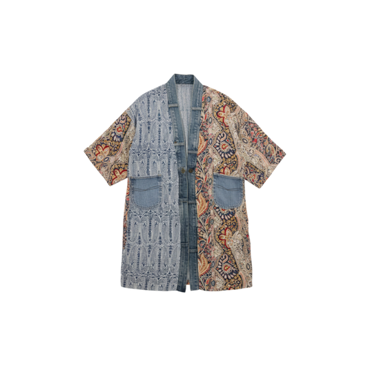 SHANNON PASSERO JANIS CARDIGAN - BLUE PAISLEY MIX