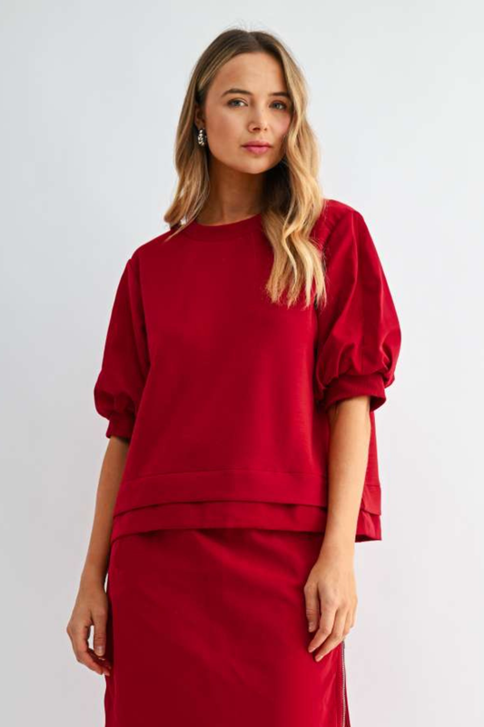 JOH KELLAN TOP - RED