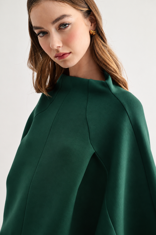 JOH FELICIA TOP - HUNTER GREEN