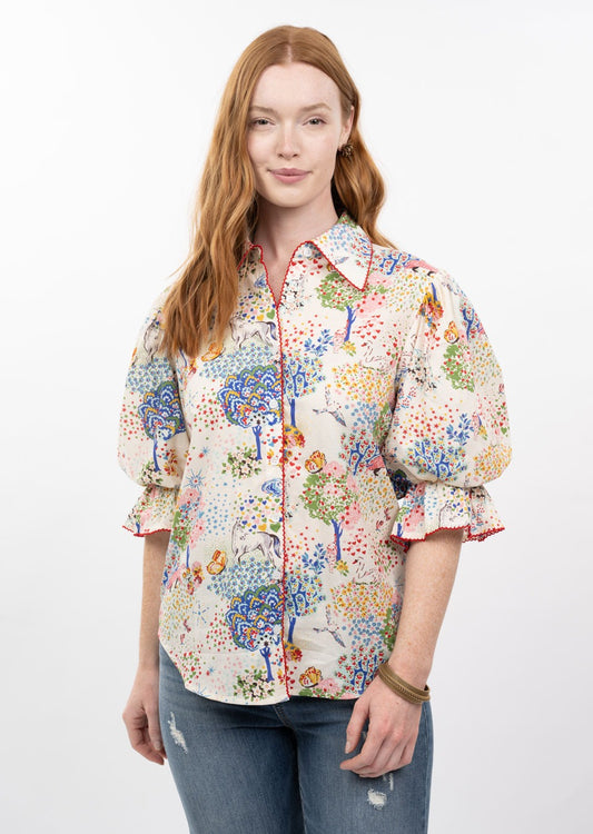 SALE - IVY JANE WHIMSICAL TOP - MULTI