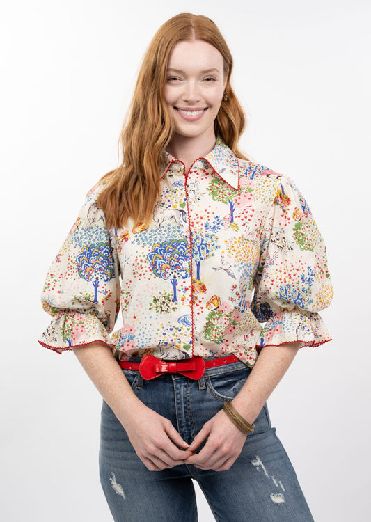 SALE - IVY JANE WHIMSICAL TOP - MULTI