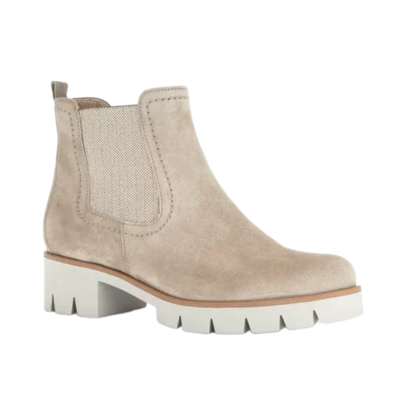 GABOR CHELSEA BOOT W/ZIPPER - TAUPE - 3171012