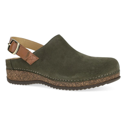 DANSKO MERRIN - OLIVE - EMBOSSED SUEDE