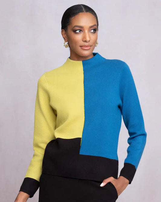 ALISON SHERI VISCOSE/POLY SWEATER - MULTI
