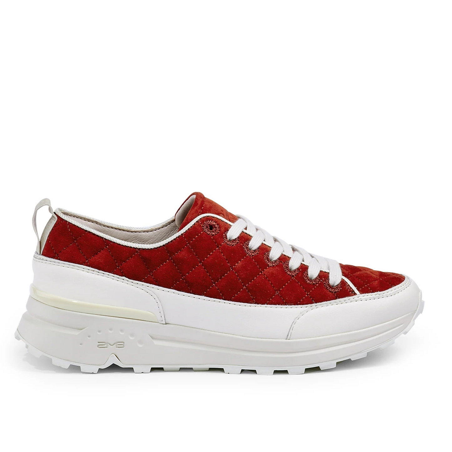 BUSSOLA BRIANNA - BRICK RED SILK SUEDE
