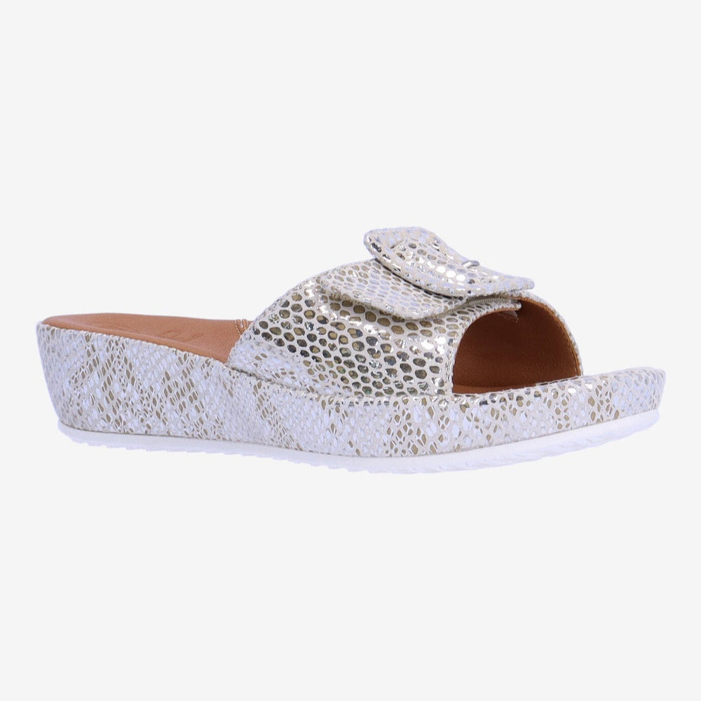 L'AMOUR DES PIEDS CALLYE - SILVER SNAKE MULTI