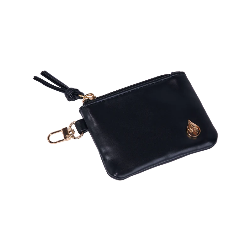 WANDERFULL STADIUM BAG WITH POUCH - BLACK