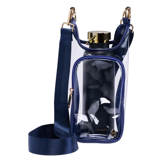 WANDERFULL STADIUM BAG WITH POUCH - NAVY