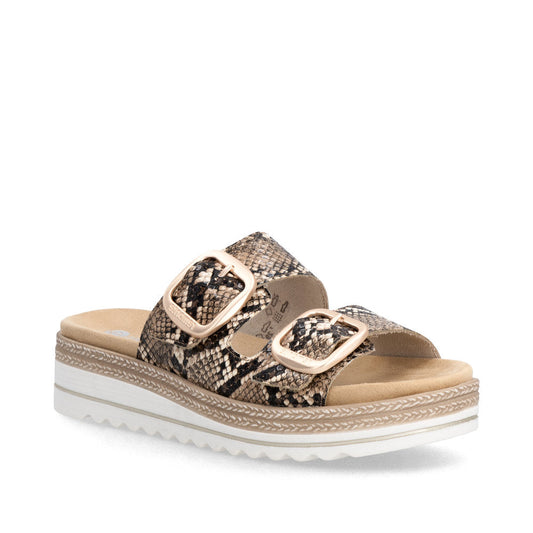 RIEKER D0Q6625 - BROWN MULTI