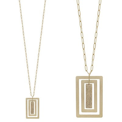 MEGHAN BROWNE STYLE DALE NECKLACE - GOLD - DALEGD