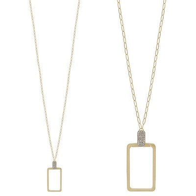 MEGHAN BROWNE STYLE DIAZ NECKLACE - GOLD - DIAGD