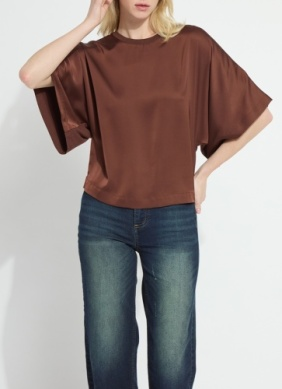 LYSSE MIX MEDIA DOLMAN - BROWN
