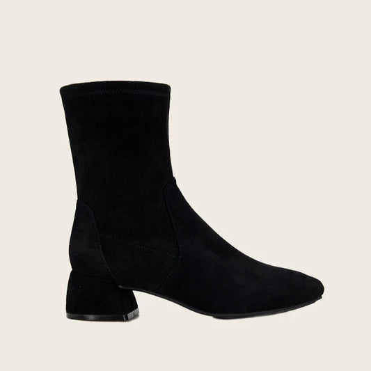 GENTLE SOULS EMILY SHORT BOOT - BLACK SUEDE