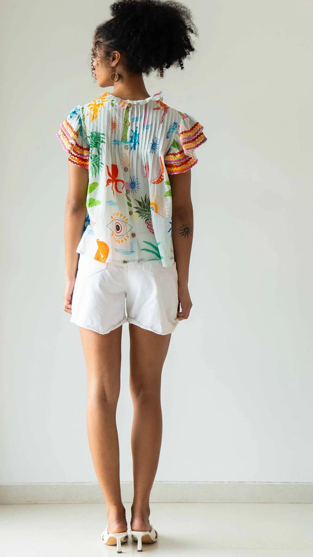 SOHANA FLUTTER TOP TROPICAL