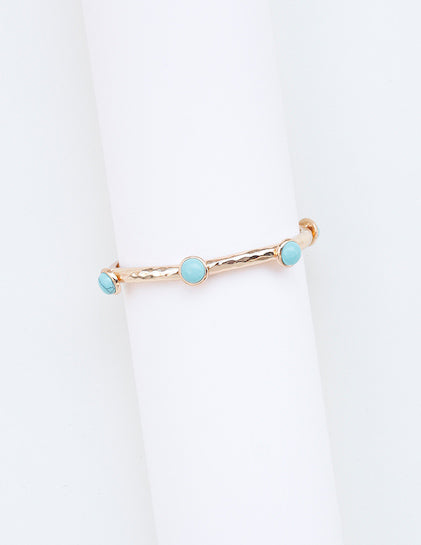 MEGHAN BROWNE STYLE GUCCI BRACELET - TURQUOISE - GUCTQ