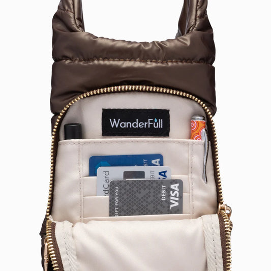 WANDERFULL HYDROBAG - SHINY CHOCOLATE