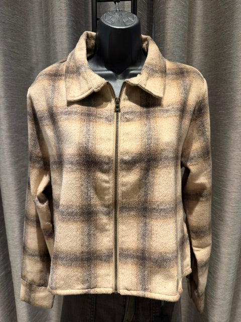 DYLAN BODEN JACKET - BROWN MULTI