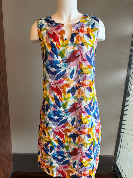 SALE - FOIL SUN-SATIONAL DRESS - MULTI