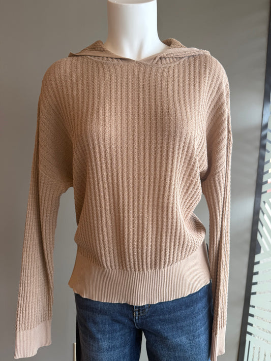 SALE HELLO NITE TOP - ALMOND TAN