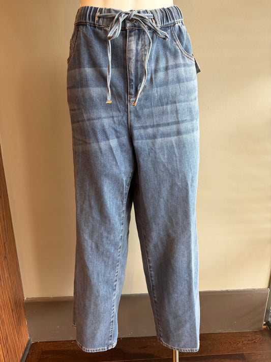 JOHN MARK PULL ON DENIM - LIGHT DENIM