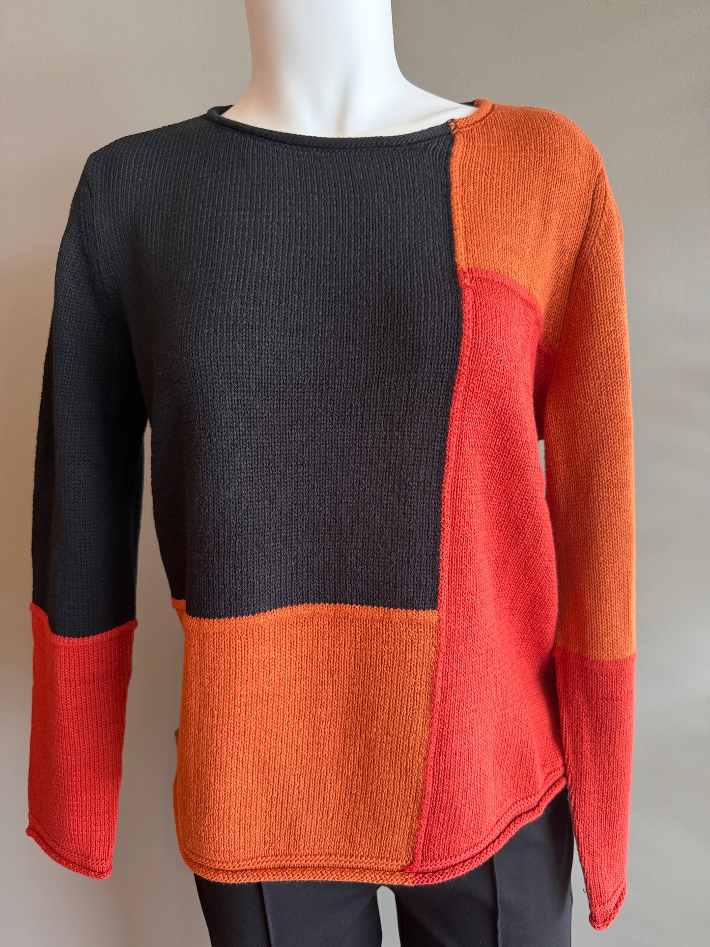 HABITAT YIN YANG BLOCK PARTY SWEATER - SIENA