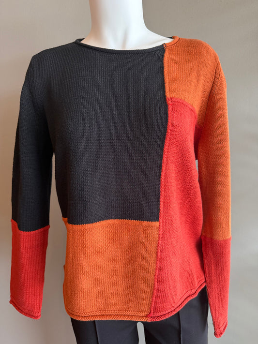 HABITAT YIN YANG BLOCK PARTY SWEATER - SIENA