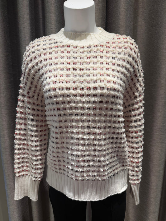 OLIVIA BY HABITAT VELURA KNIT FUNNEL NECK - IVORY