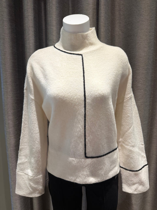 OLIVIA BY HABITAT GET IN LINE SWEATER - IVORY