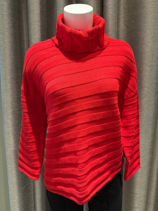 OLIVIA BY HABITAT STATEMENT RIBBED DIAGONAL STRIPE - ROMA