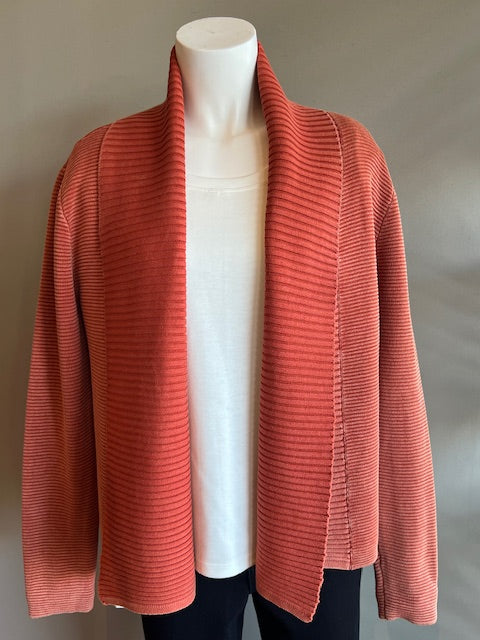 PB&J OPEN CARDIGAN - RED ROCK