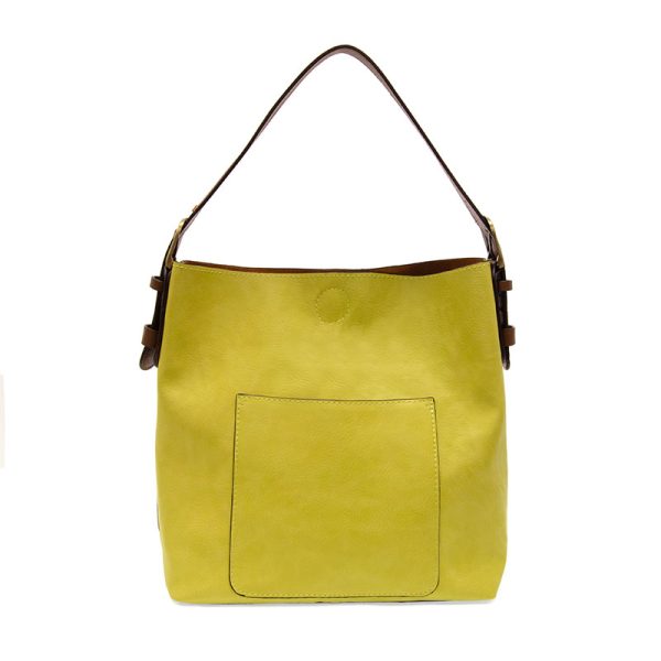 JOY ACCESSORIES CLASSIC HOBO HANDBAG - CITRUS LIME