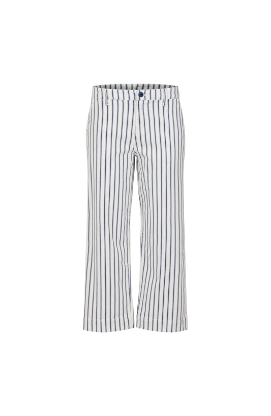LIVERPOOOL WIDE-LEG STRIPED CROPPED PANT - MULTI