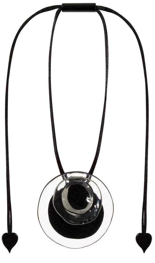 ZSISKA FLORA NECKLACE - BLACK