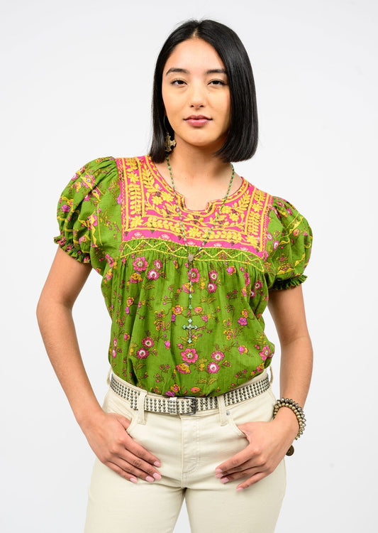 SISTER MARY PATSY TOP - GREEN