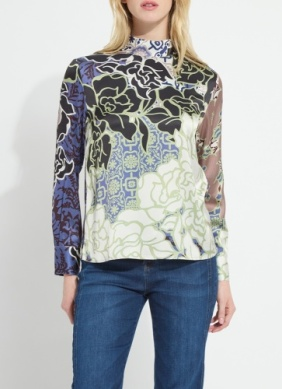 LYSSE SERAPHINA MOCK NECK - MULTI