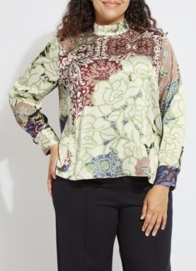 LYSSE SERAPHINA MOCK NECK - MULTI