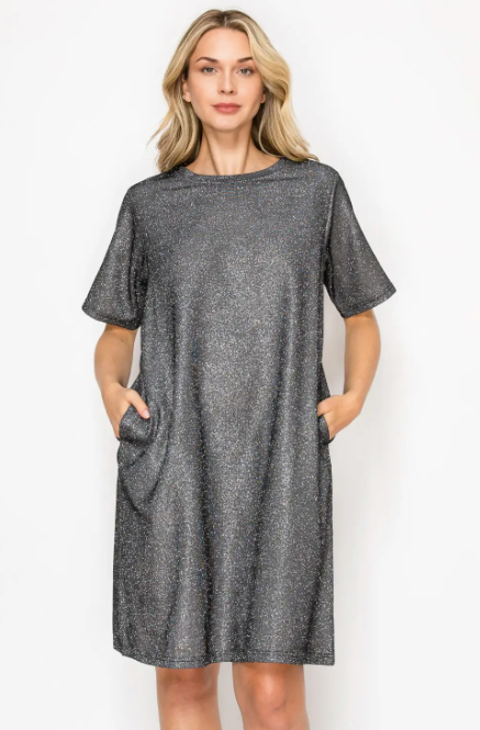 JOH KEILY DRESS - METALLIC