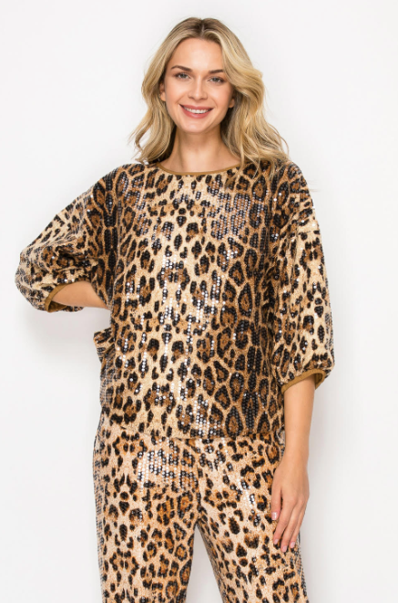 JOH JELICA TOP - BROWN MULTI