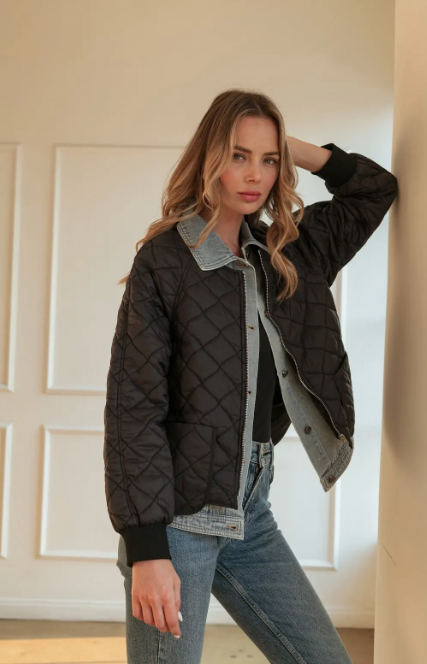 JOH JANIEL JACKET - BLACK