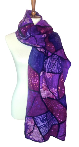 POMEGRANATE MOON PATCHWORK - PURPLE