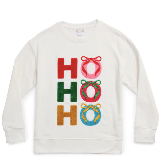 SHIRALEAH HO HO HO BOWS - IVORY MULTI