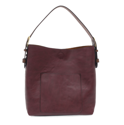 JOY SUSAN CLASSIC HOBO - BLACKBERRY