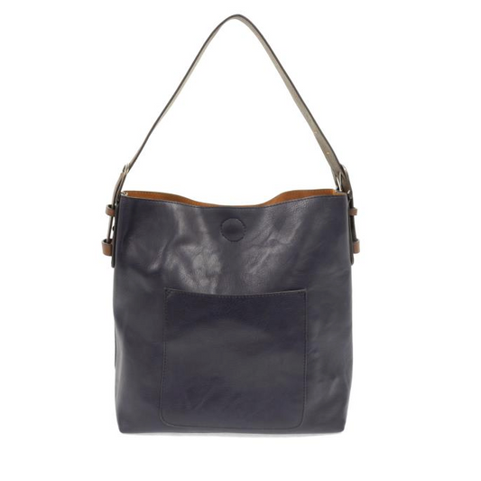 JOY SUSAN HOBO HANDBAG - MIDNIGHT BLUE