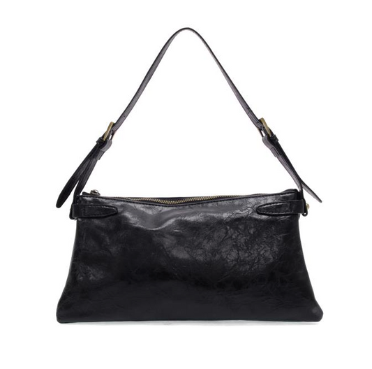 JOY SUSAN EVE TRAPEZE BAG - BLACK