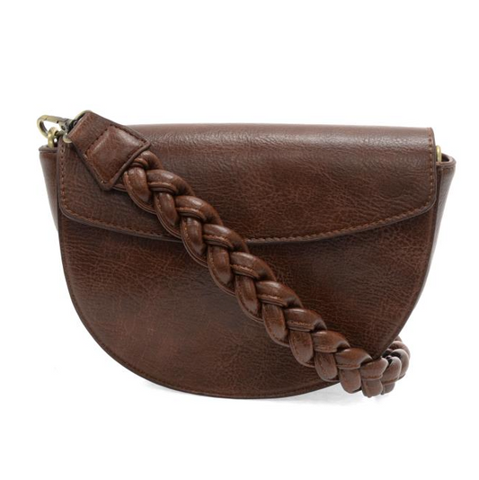 JOY SUSAN LINDA CRESCENT CROSSBODY - HICKORY