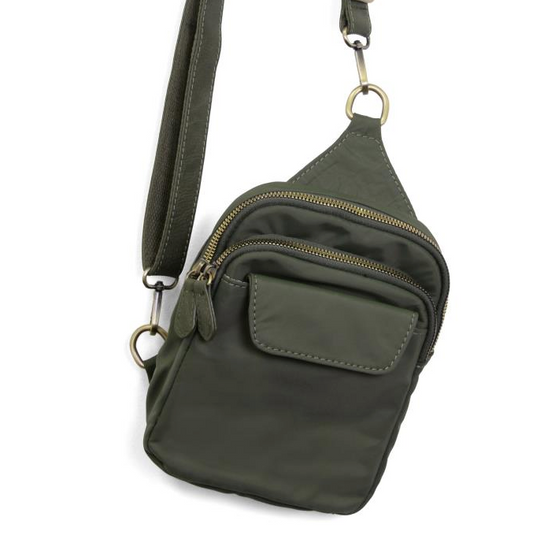 JOY SUSAN CELIA TRAVEL SLING - PINE